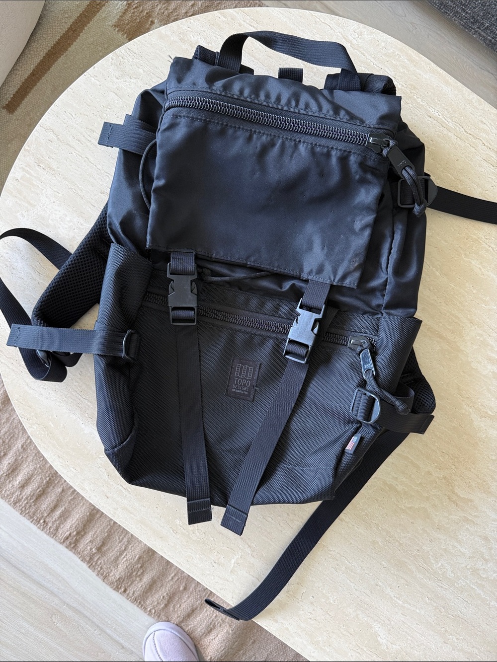 Topo Designs Black Tactical-Style Men's Backpack